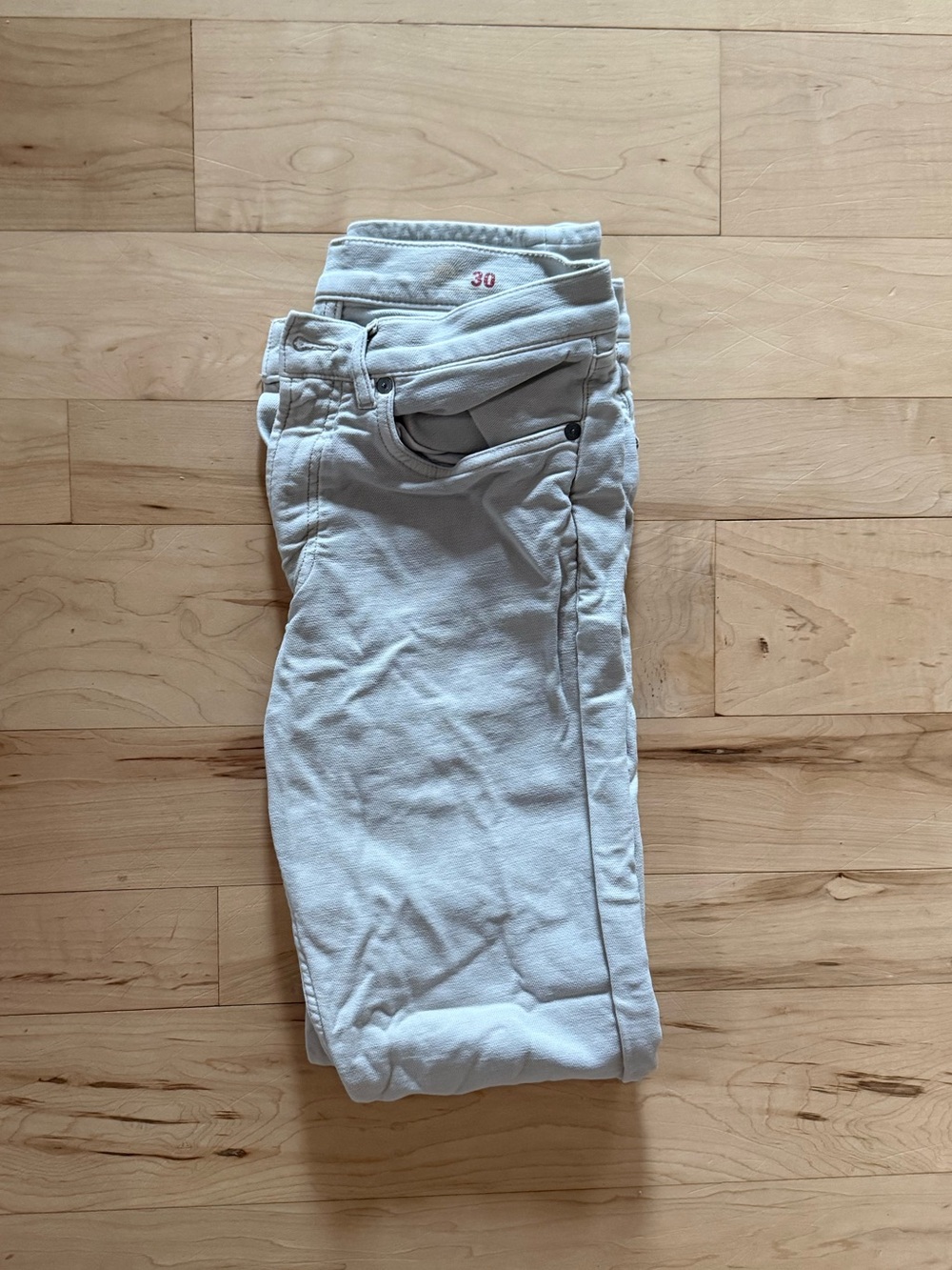 Faherty Stretch Terry 5 Pocket - Stone